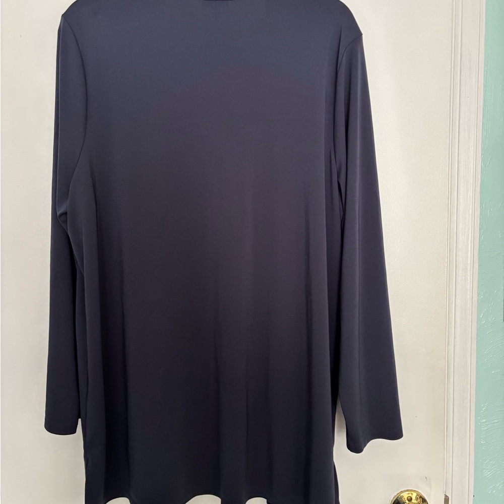 Talbots 2 pieces cardigan2X with matching pants 1X Navy - Picture 5 of 8